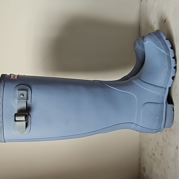HUNTER: baby blue original tall rain boots - Picture 2 of 7